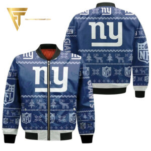 New York Giants NFL Style Bomber Jacket For Fans