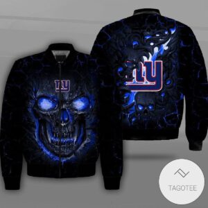 New York Giants NFL Style Bomber Jacket For Fans