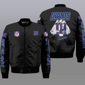 New York Giants NFL Style Bomber Jacket For Fans