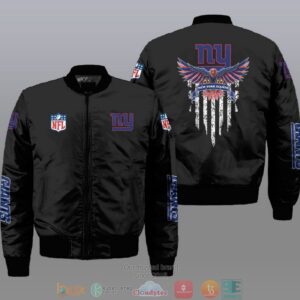 New York Giants NFL Style Bomber Jacket For Fans