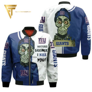 New York Giants NFL Style Bomber Jacket For Fans