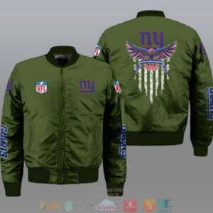 New York Giants NFL Style Bomber Jacket For Fans