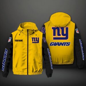 New York Giants NFL Style Windbreaker Jacket For Fans
