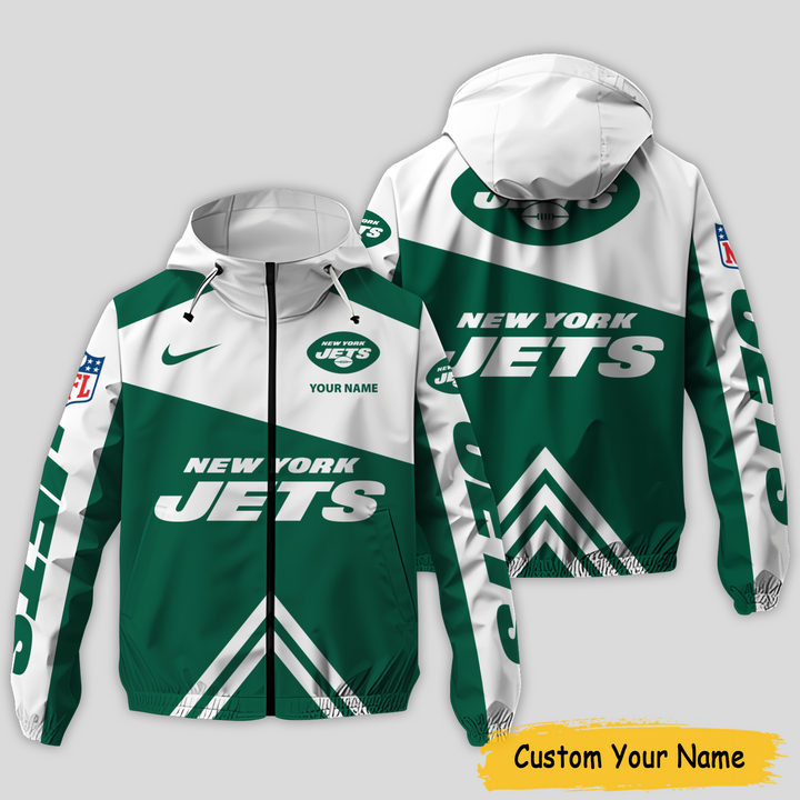 New York Jets NFL Personalized Style Windbreaker Jacket For Fans