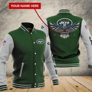 New York Jets NFL Style Baseball Jacket For Fan