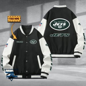 New York Jets NFL Style Baseball Jacket For Fan