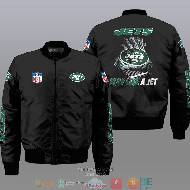 New York Jets NFL Style Bomber Jacket For Fans
