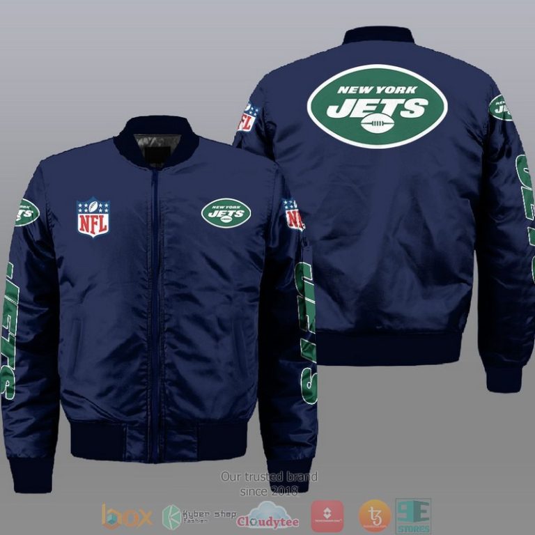 New York Jets NFL Style Bomber Jacket For Fans