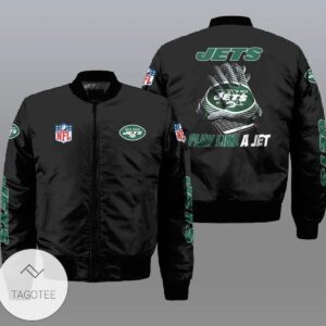 New York Jets NFL Style Bomber Jacket For Fans