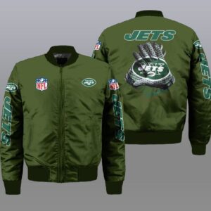 New York Jets NFL Style Bomber Jacket For Fans