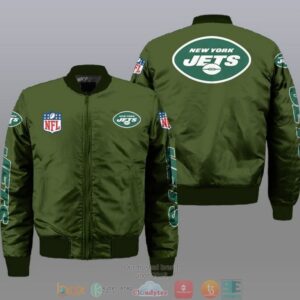New York Jets NFL Style Bomber Jacket For Fans