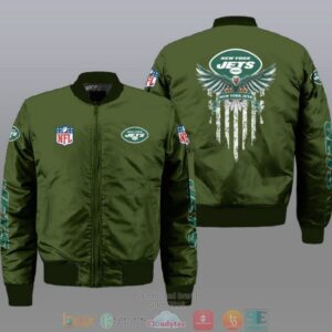 New York Jets NFL Style Bomber Jacket For Fans