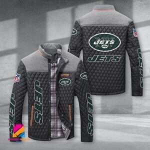 New York Jets NFL Style Puffer Jacket For Fans