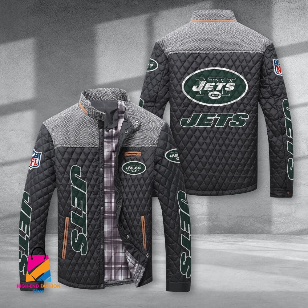 New York Jets NFL Style Puffer Jacket For Fans