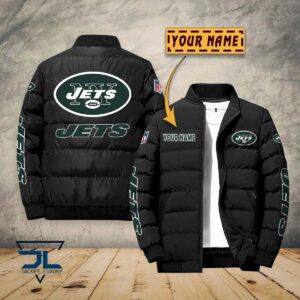 New York Jets NFL Style Puffer Jacket For Fans