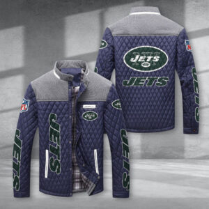 New York Jets NFL Style Puffer Jacket For Fans