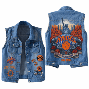 New York Knicks NBA Style Sleeveless Jacket For Fans
