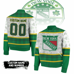 New York Rangers NHL Style Baseball Jacket For Fans