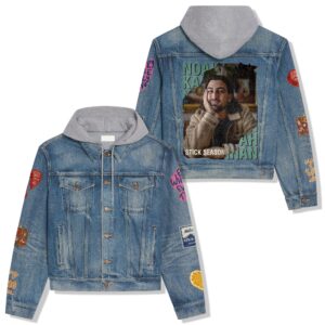 Noah Kahan Music Style Hooded Denim Jacket For Fans