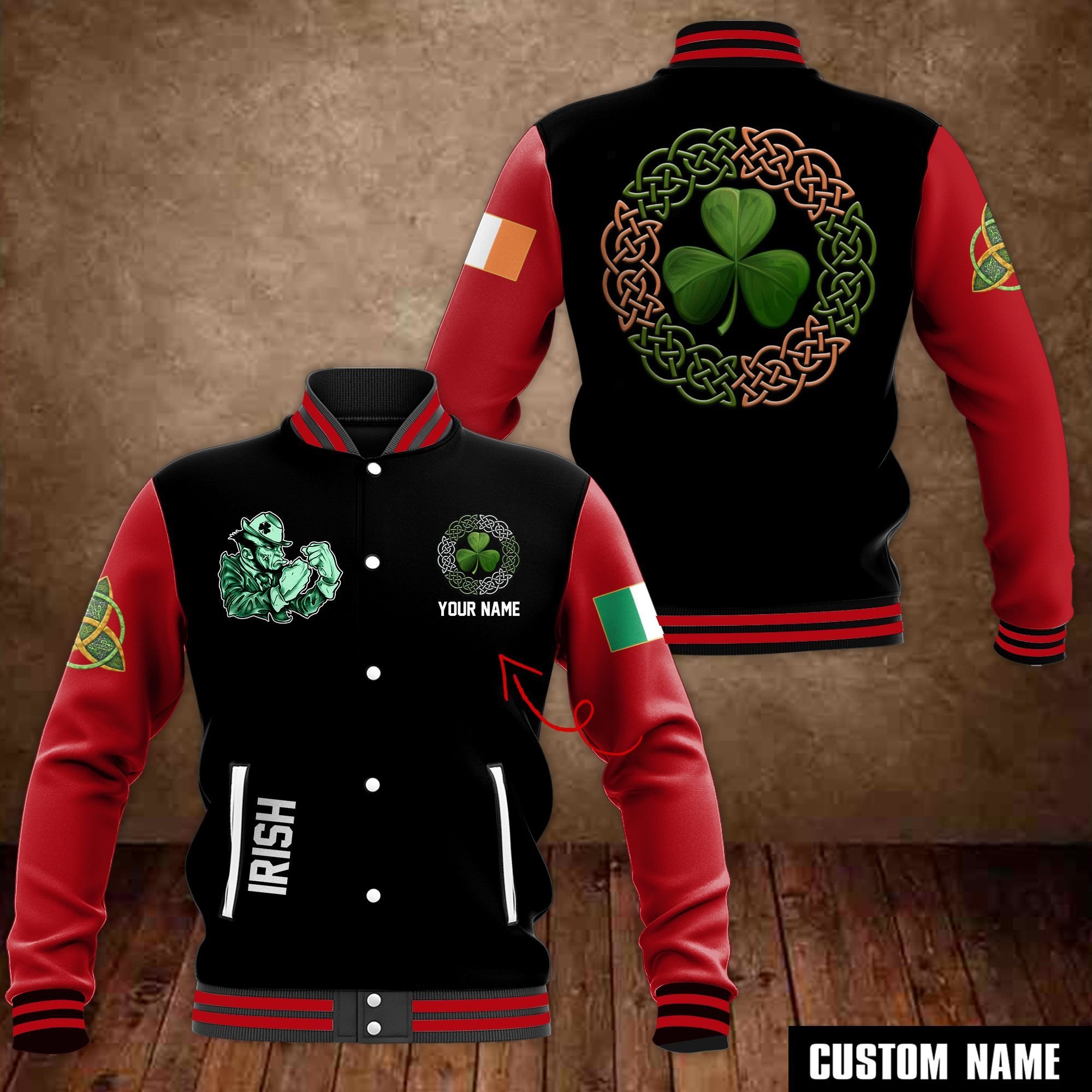 Notre Dame Fighting Irish NCAA Style Baseball Jacket For Fans