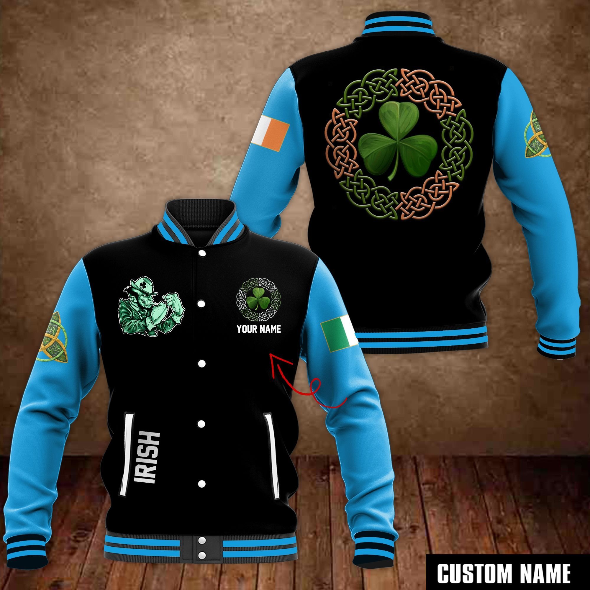 Notre Dame Fighting Irish NCAA Style Baseball Jacket For Fans