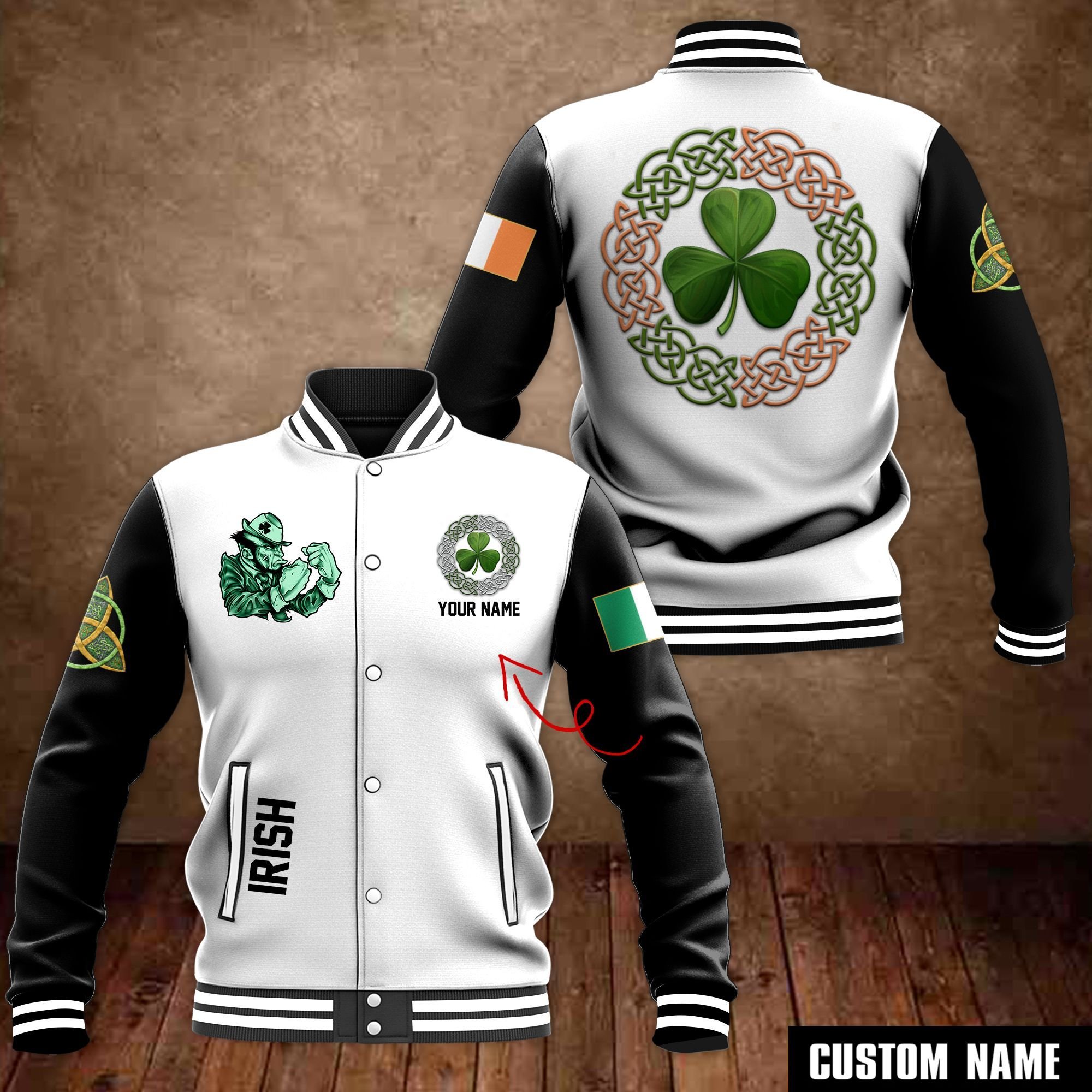 Notre Dame Fighting Irish NCAA Style Baseball Jacket For Fans