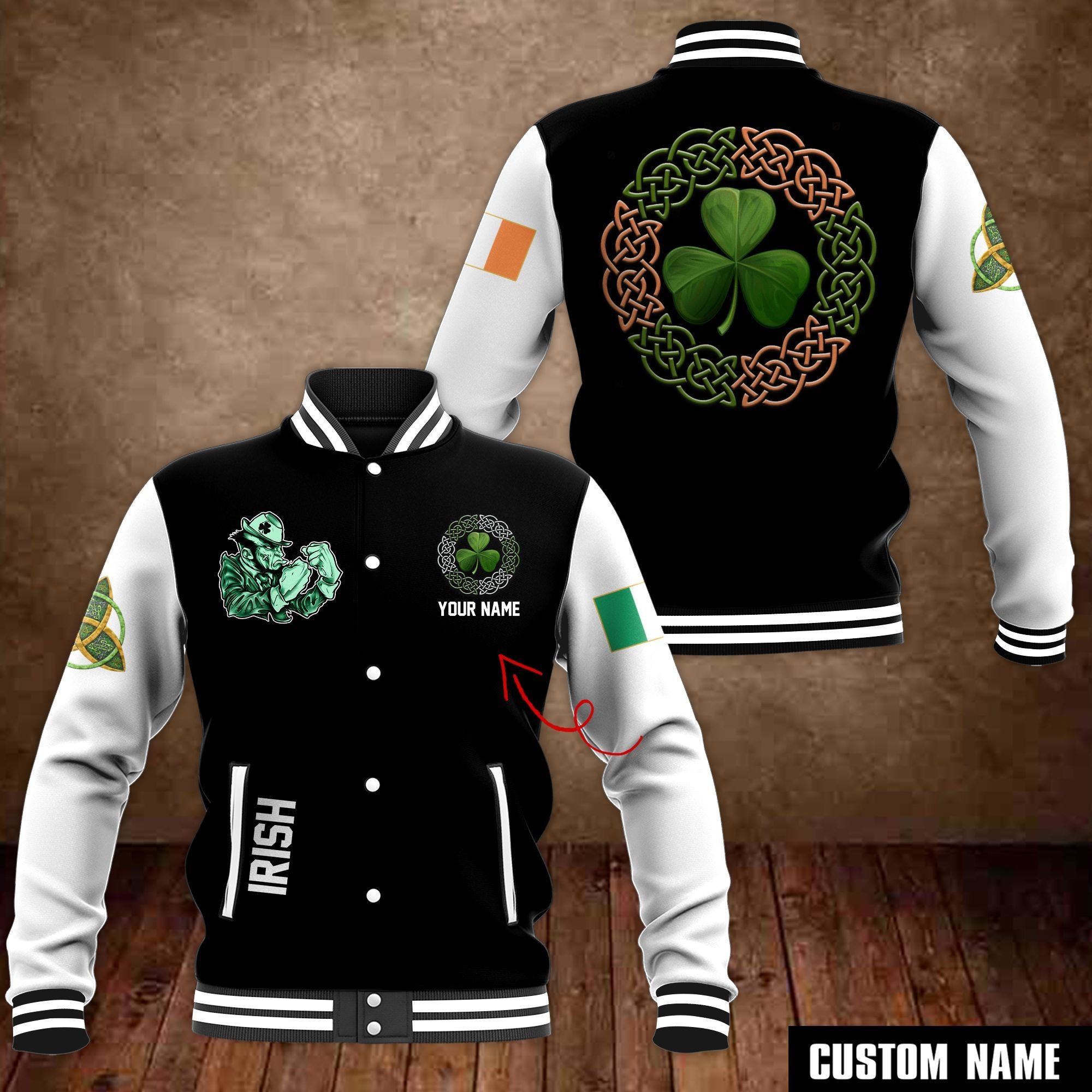Notre Dame Fighting Irish NCAA Style Baseball Jacket For Fans