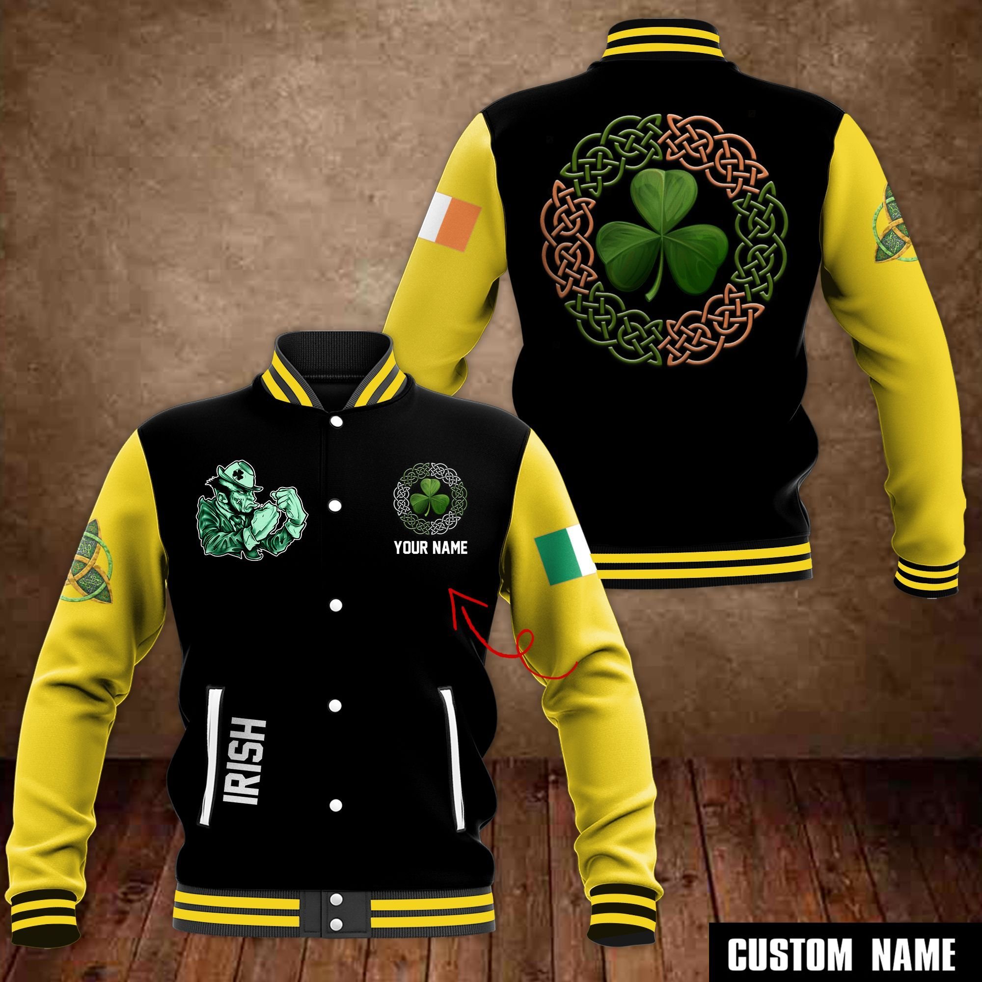 Notre Dame Fighting Irish NCAA Style Baseball Jacket For Fans