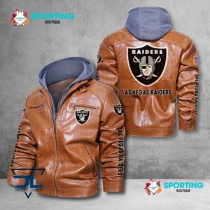 Oakland Raiders NFL Style Leather Jacket For Fans