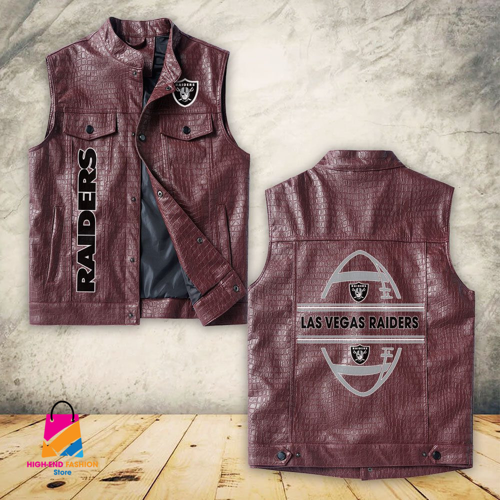 Oakland Raiders NFL Style Leather Jacket For Fans
