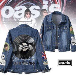 Oasis Music Denim Jacket Gift For Fans