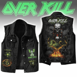 Overkill Music Style Sleeveless Jacket For Fans