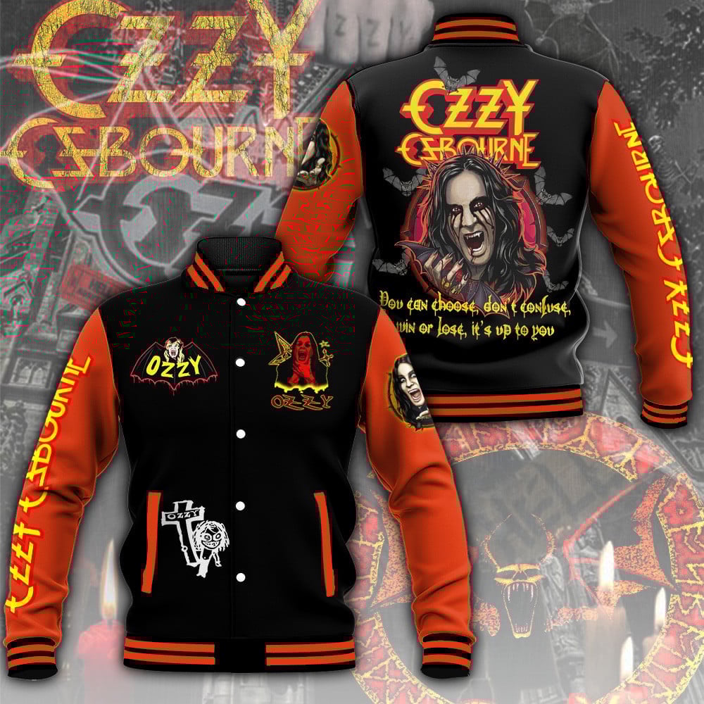 Ozzy Osbourne Music Style Baseball Jacket For Fans
