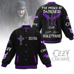 Ozzy Osbourne Music Style Baseball Jacket