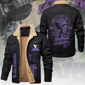 Ozzy Osbourne Music Style Fleece Thermal Cotton Jacket For Fans