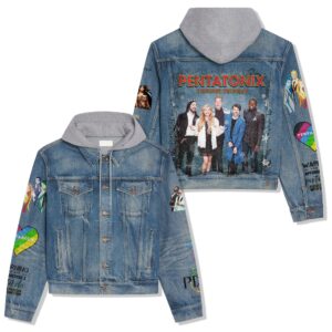 Pentatonix Music Style Hooded Denim Jacket For Fans