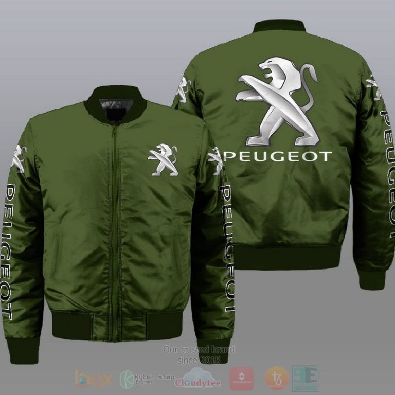 Peugeot Car Style Bomber Jacket For Fans