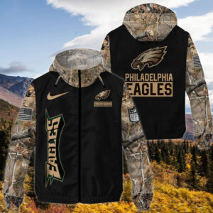 Philadelphia Eagles NFL Personalized Style Windbreaker Jacket For Fans