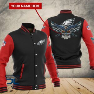 Philadelphia Eagles NFL Style Baseball Jacket For Fan