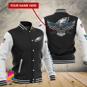 Philadelphia Eagles NFL Style Baseball Jacket For Fan
