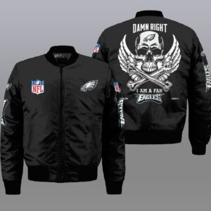 Philadelphia Eagles NFL Style Bomber Jacket For Fans