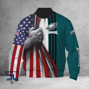 Philadelphia Eagles NFL Style Bomber Jacket For Fans