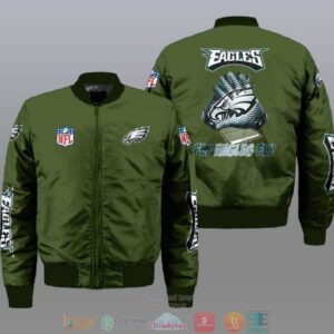 Philadelphia Eagles NFL Style Bomber Jacket For Fans