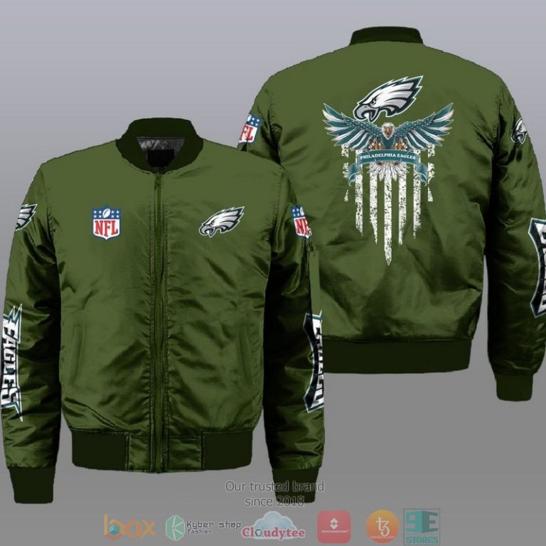 Philadelphia Eagles NFL Style Bomber Jacket For Fans