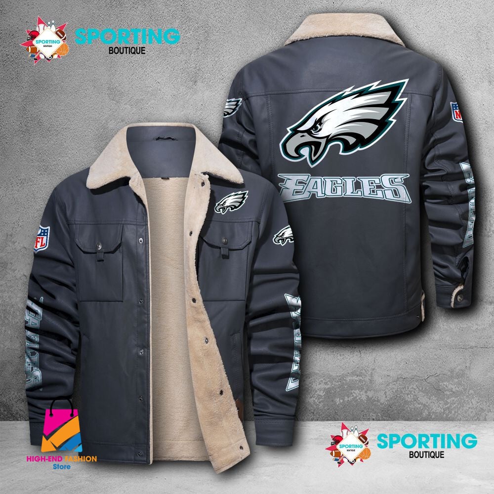 Philadelphia Eagles NFL Style Leather Jacket For Fans