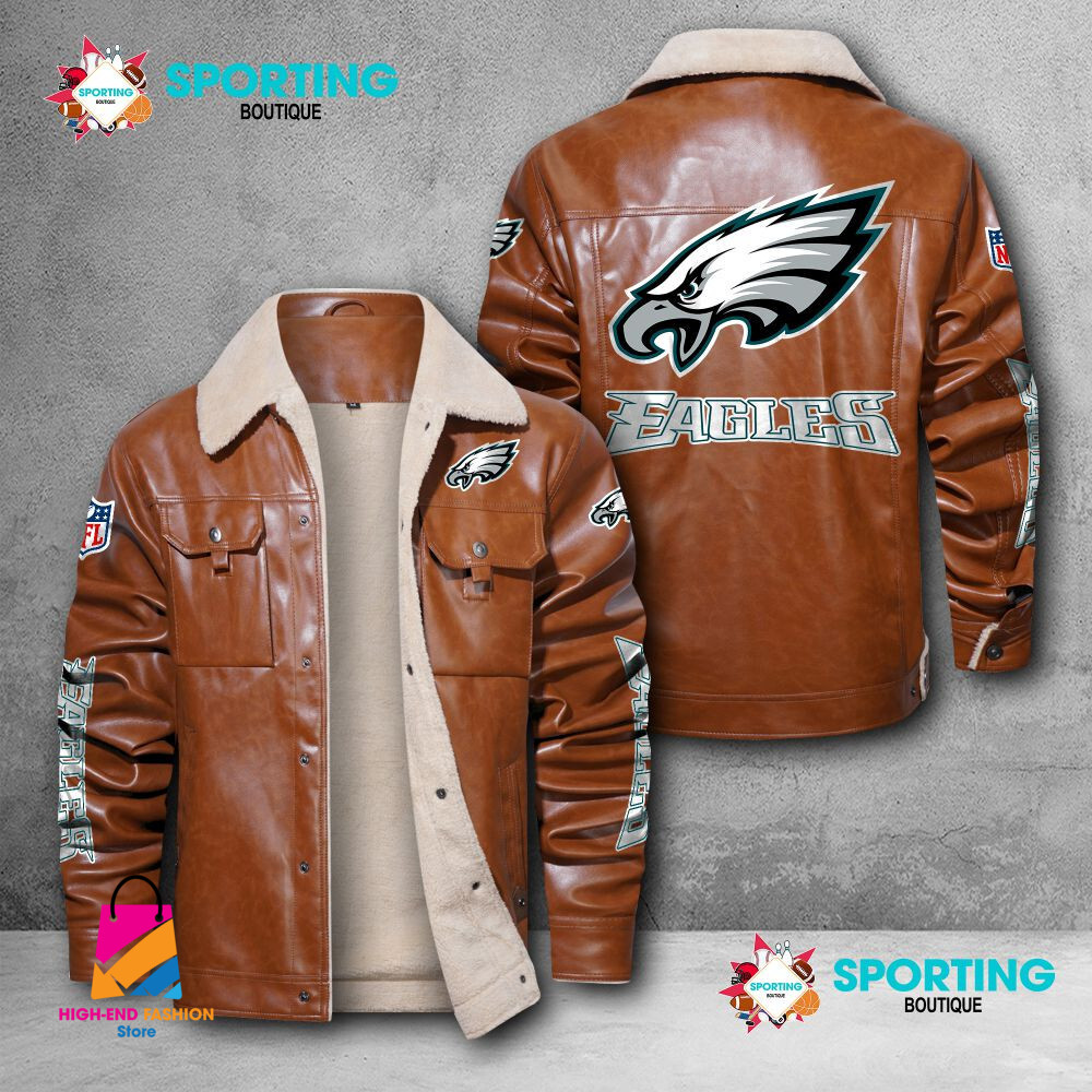 Philadelphia Eagles NFL Style Leather Jacket For Fans