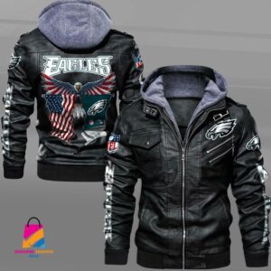 Philadelphia Eagles NFL Style Leather Jacket For Fan