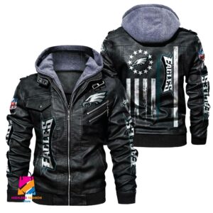 Philadelphia Eagles NFL Style Leather Jacket For Fan