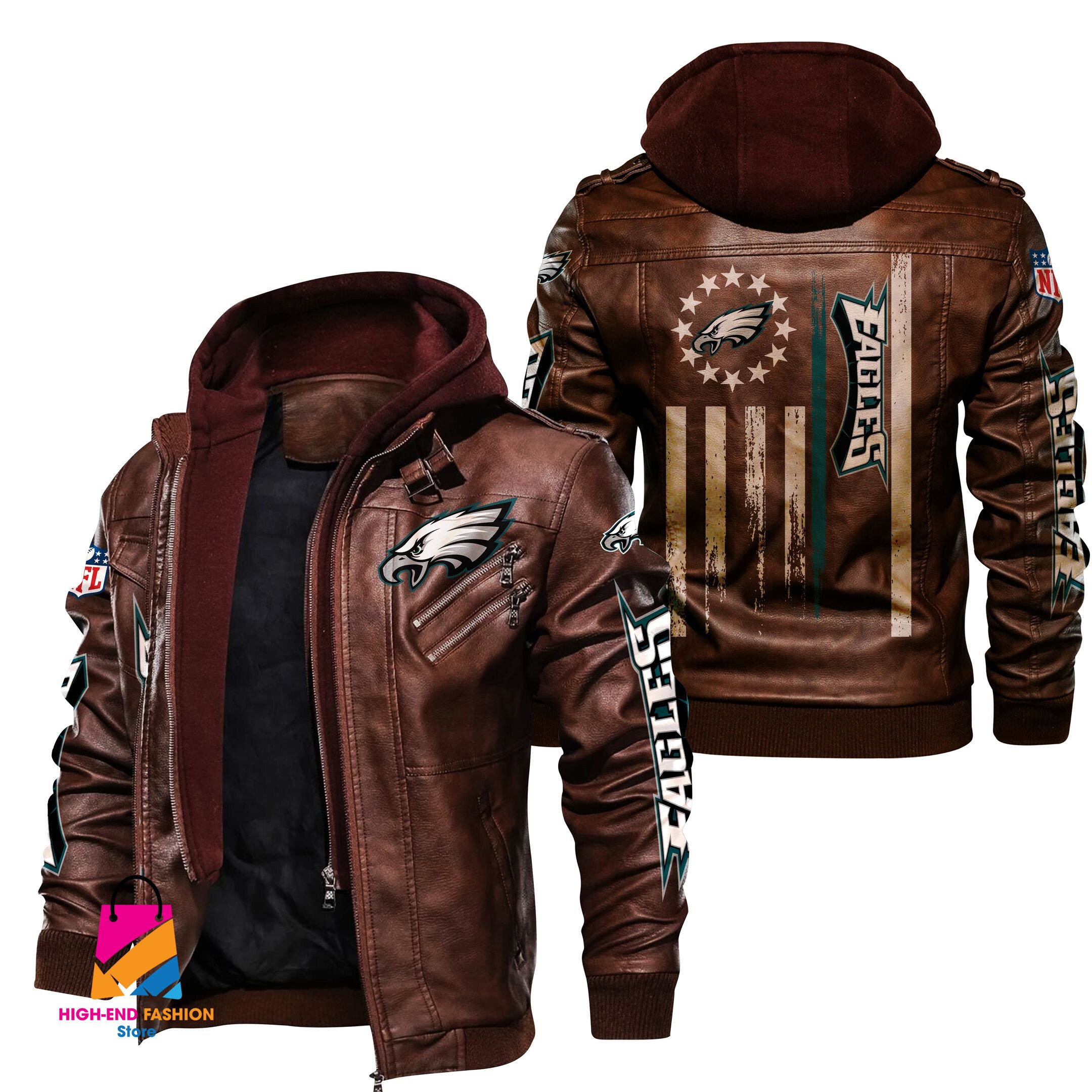 Philadelphia Eagles NFL Style Leather Jacket For Fan