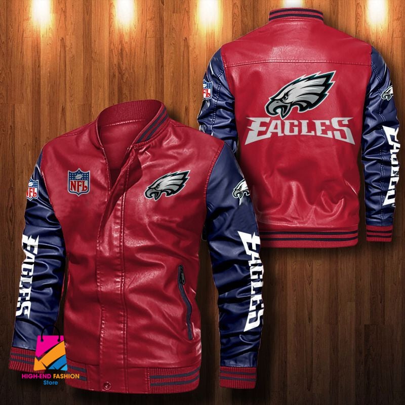 Philadelphia Eagles NFL Style Leather Jacket For Fan